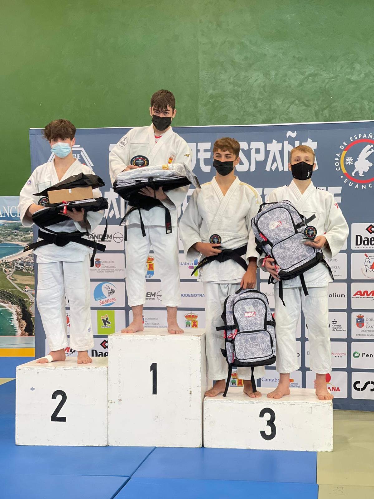 5 MEDALLAS PARA NAVARRA en la Copa de España Infantil y Cadete de Suances. 17-10-21